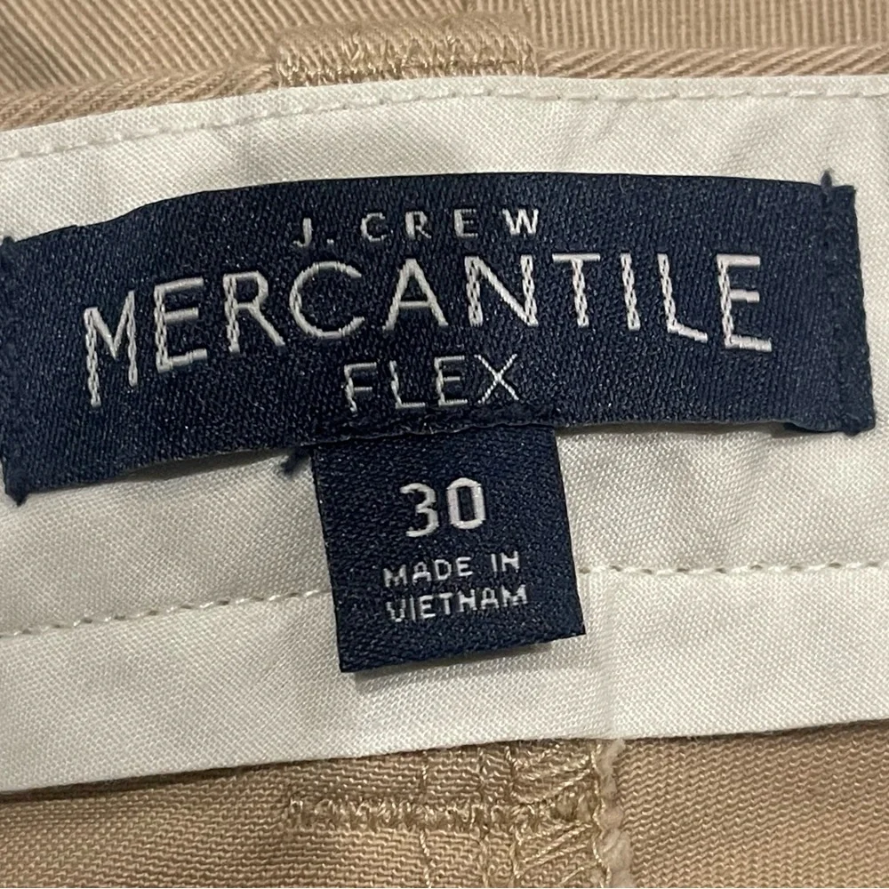 J.Crew Mercantile Flex Chino Shorts Men's Size 30 Khaki Casual Pockets